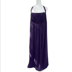 Alfred Angelo long dress purple No Size see pics